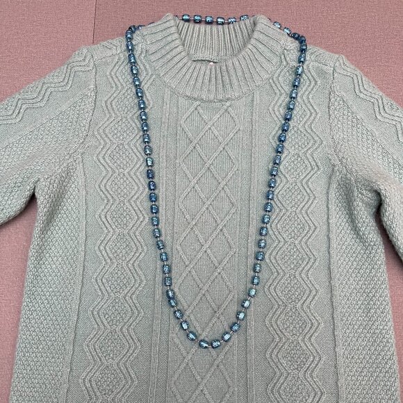 4 pack long decorative necklace and sweater necklace bundle - Picture 3 of 4